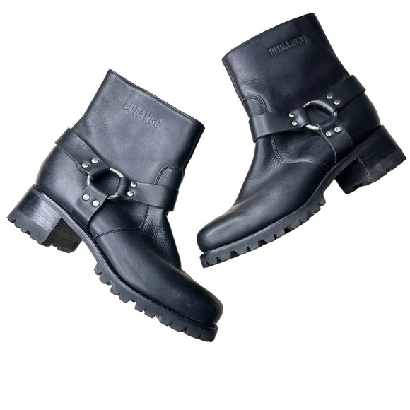 Durango Women’s Black Leather Harness Boots. Size 9 - Picture 4 of 11